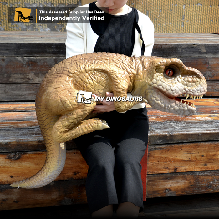 My-dino реалистичный аниматронный малыш динозавр ручная марионетка
