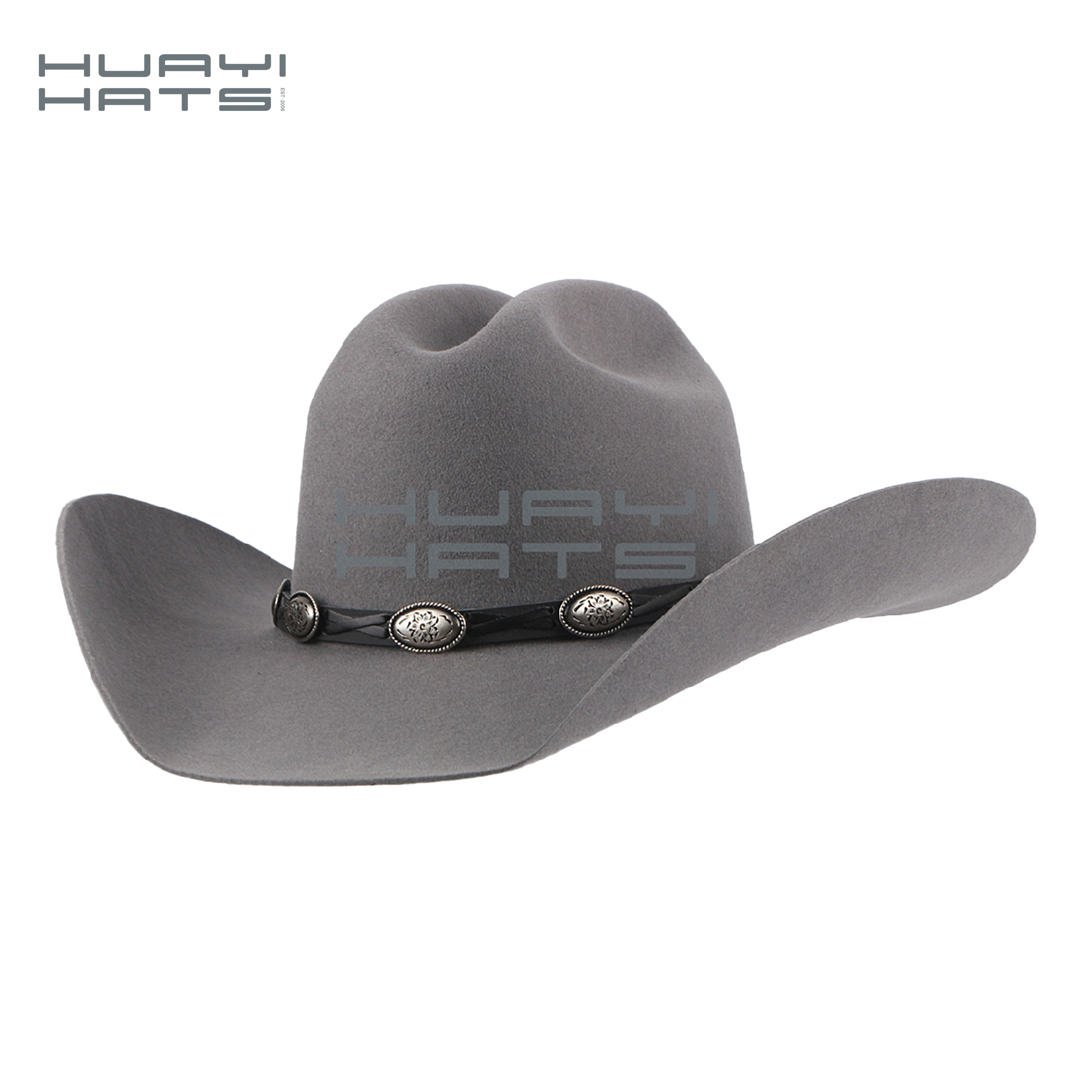 Huayi Hats A customized western hat is completely made by your specifications Australia Pure New Wool felt hats cowboy men