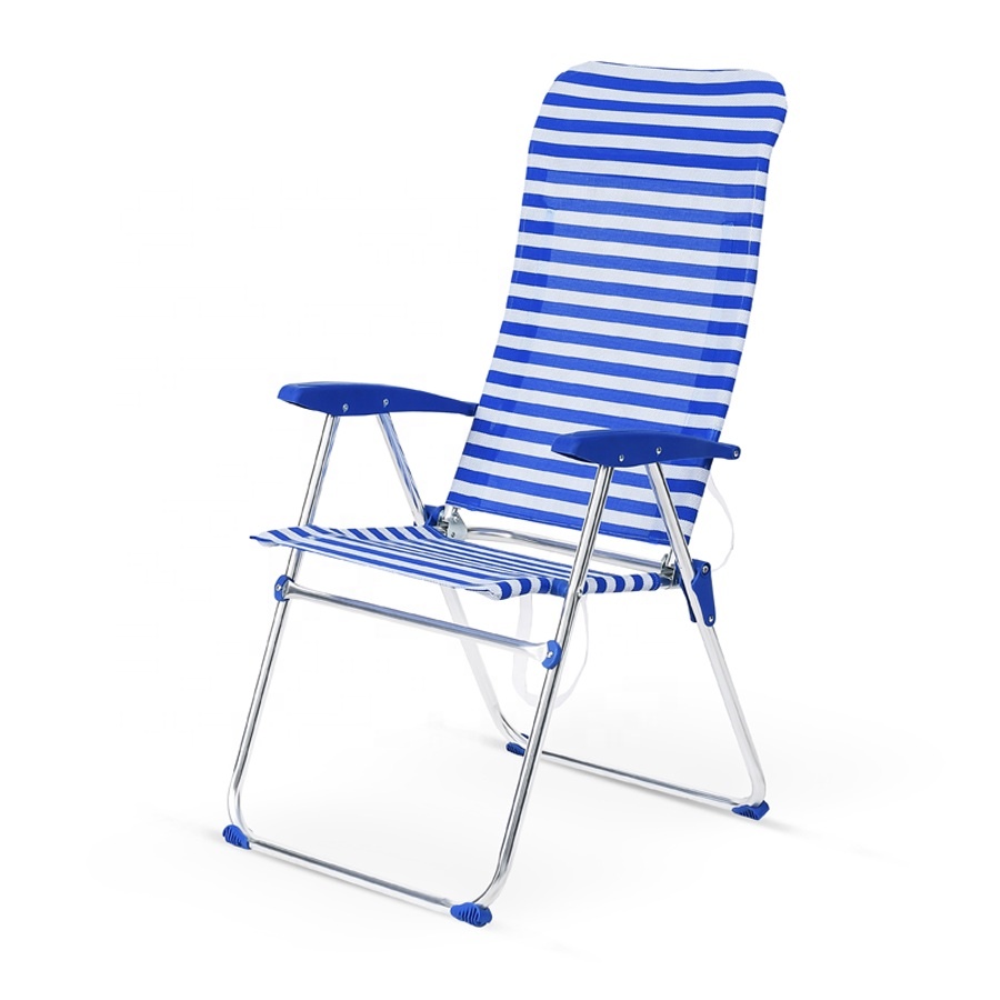 Sunnyfeel открытый алюминиевый легкий высокий складной пляжный стул с подлокотником
