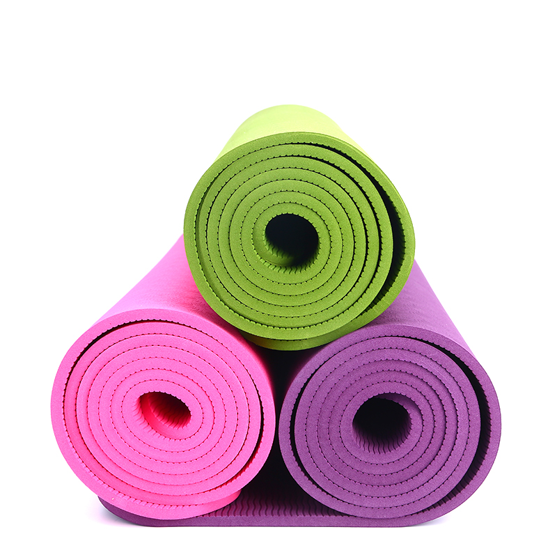Extra Thick Yoga Mat with Strap for Men and Women with Alignment Lines-Non Slip Eco Friendly Pilates and Floor Exercises mat