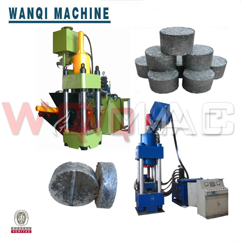 Wanqi XY32-500 гидравлическая машина для уплотнения металлических чипов для переработки