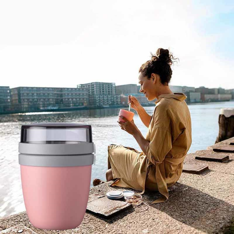 Изоляционная чашка для ланча yiwu Keep Fresh, переносная дорожная емкость для хранения, коробка для ланча, органайзер для чашки йогурта