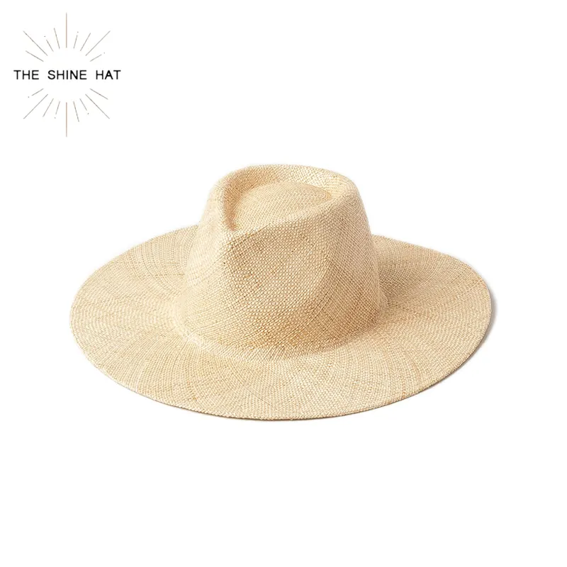 2020 оптовая продажа летней одежды индивидуального дизайна солнца сомбреро шляпа с широкими полями Леди Логотип простые пляжные естественная трава женская панама шляпа соломенная шляпа