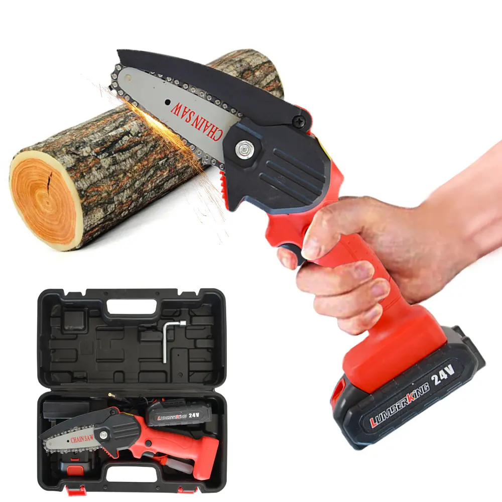 Mini Electric Chainsaw Portable Cordless Handheld Pruning Saw