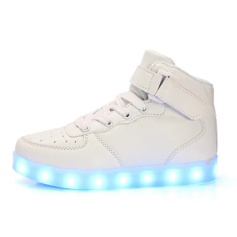 custom fashion 7colors led light skate shoes young boy girl dance sneakers