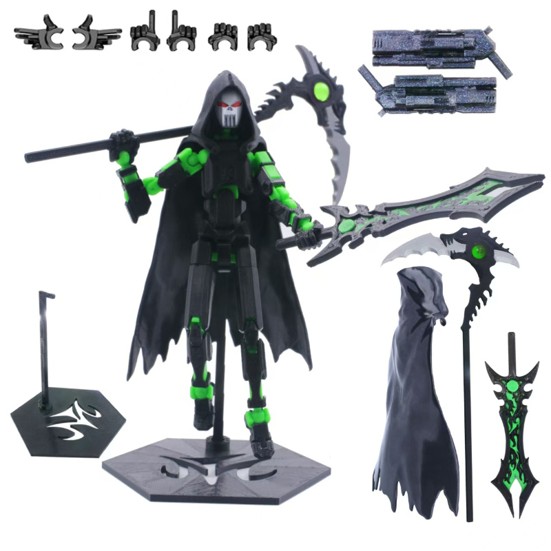 3D-Printed T13 Action Figures Movable Cartoon Model Toys Multiple Joints Gift Game Decompression Toy
