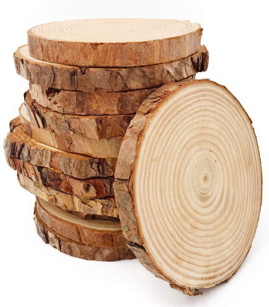 Wholesale Home Decor DIY Crafts Wood Round Slices Wood Slices for Crafts Wholesale wood slice