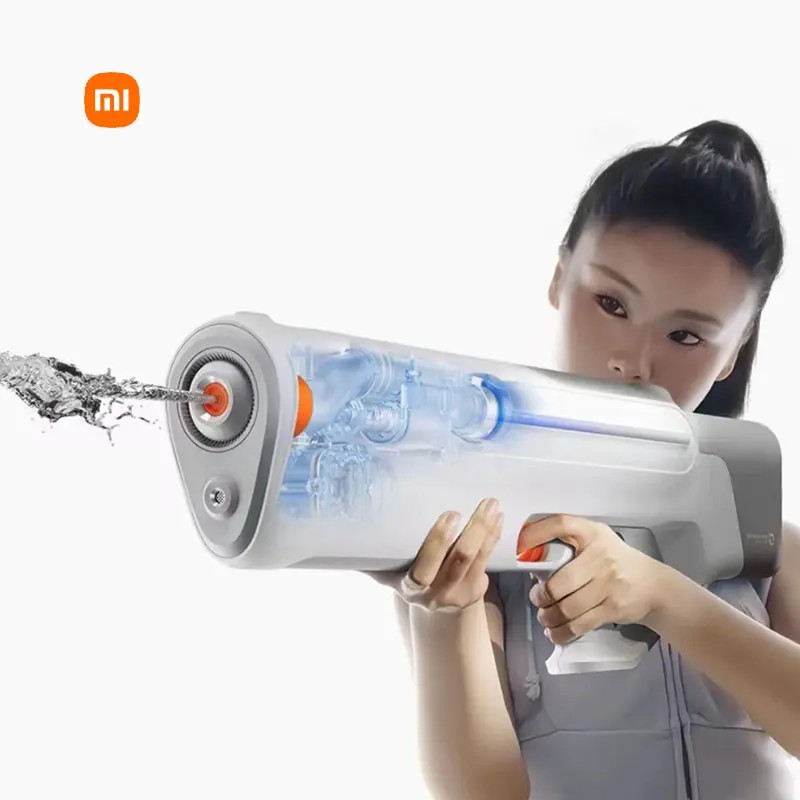 2023 Xiaomi Mijia импульсный водяной пистолет высокой емкости 9-метровый многоразовый безопасный водяной пистолет высокого давления