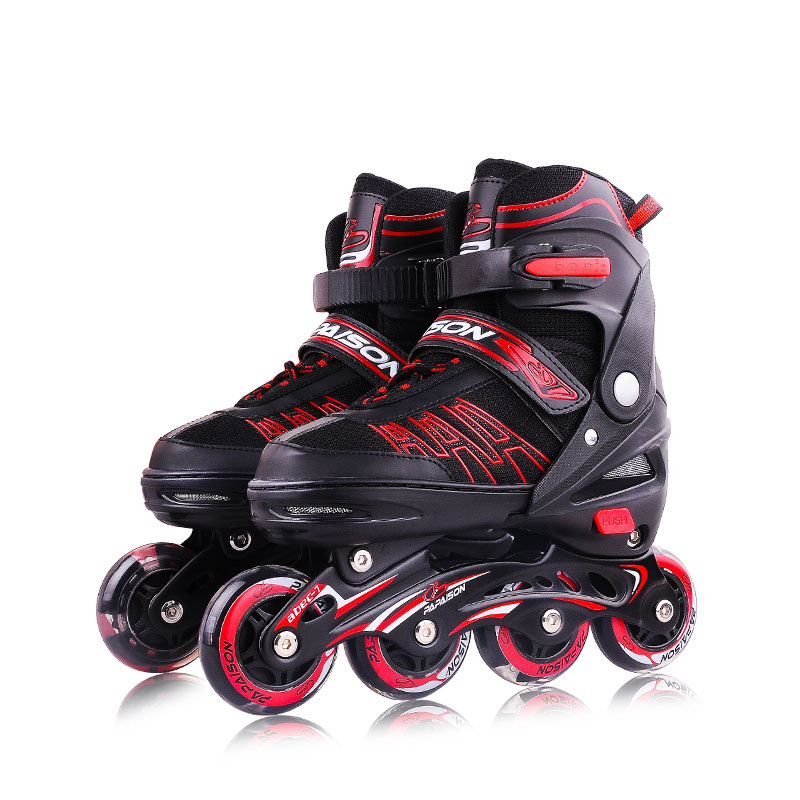 High Quality Led Wheels Custom Inline Shoes Roller Skates with Lights Skating Shoe Roller Blade Flash Adjustable Roller Skates