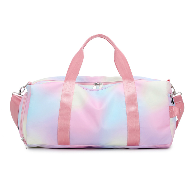 2021 new designer customized foldable waterproof travel bag large capacity polyester yoga duffel bag