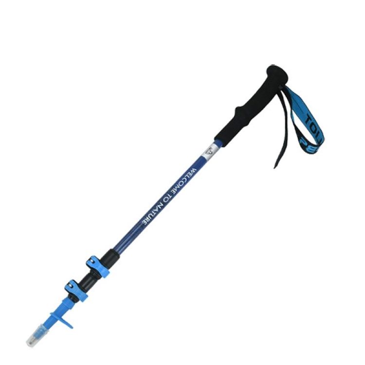 PELLIOT Promotion 3 Sections Trekking Pole Outdoor Walking Alpenstock Aluminium Hiking Sticks