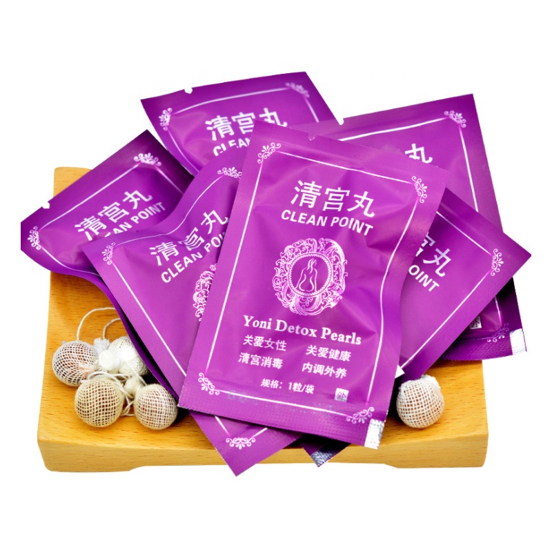 Chinese Natural Herbal Yoni Steam Pearl Vaginal Clean Point Yoni Detox Pearls for Feminine Hygiene