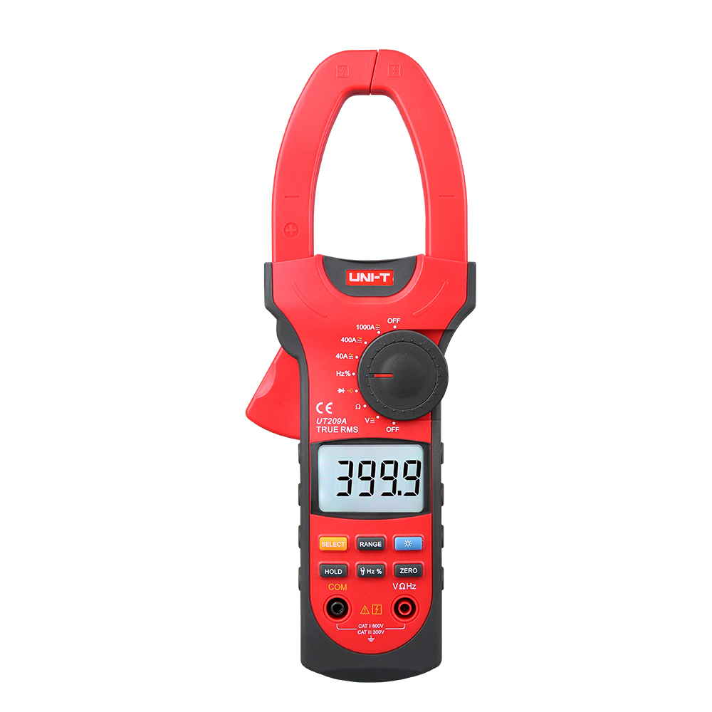 UNI-T UT209A true RMS ac dc Цифровой клещи 3999 Автоматический диапазон цифровой Авто Диапазон Тестер