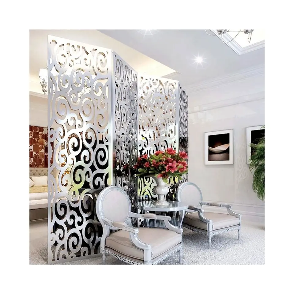 Hot Selling High-grade Hored Divider Screen Metal Screens Room Dividers For Meeting Room Decor For Decoration