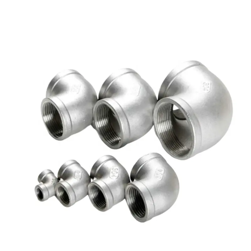 METAL Stainless Steel Forged Stainless Steel High Pressure Street Elbow 90 Degree 1/2'' NPT Male To Female Elbow