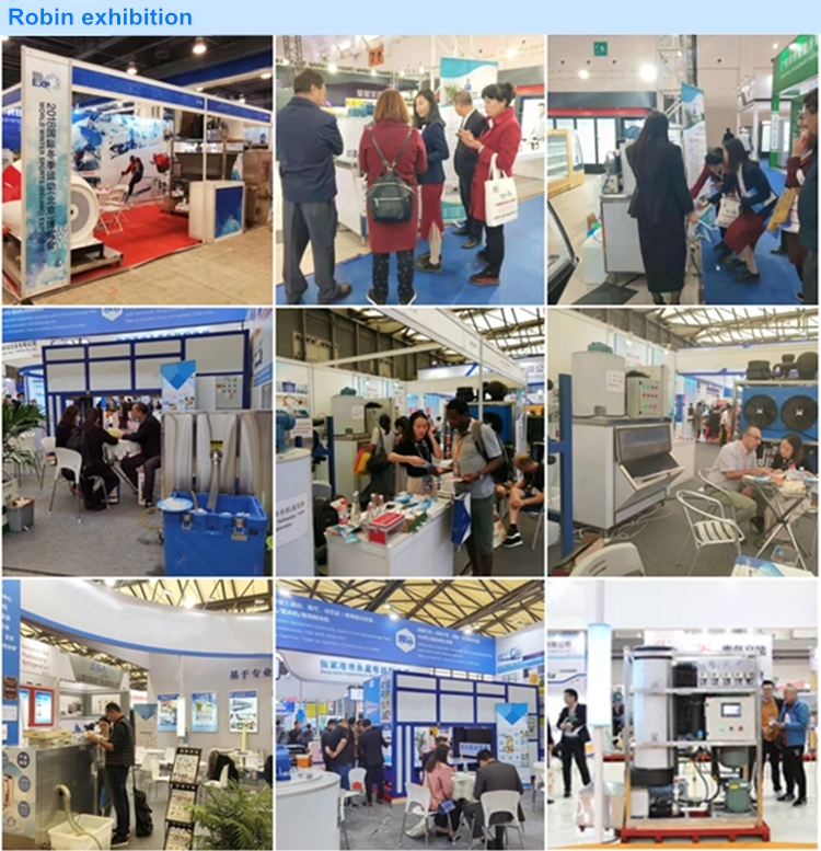 Commercial block ice maker machine 2ton transparent direct cooling block ice machine