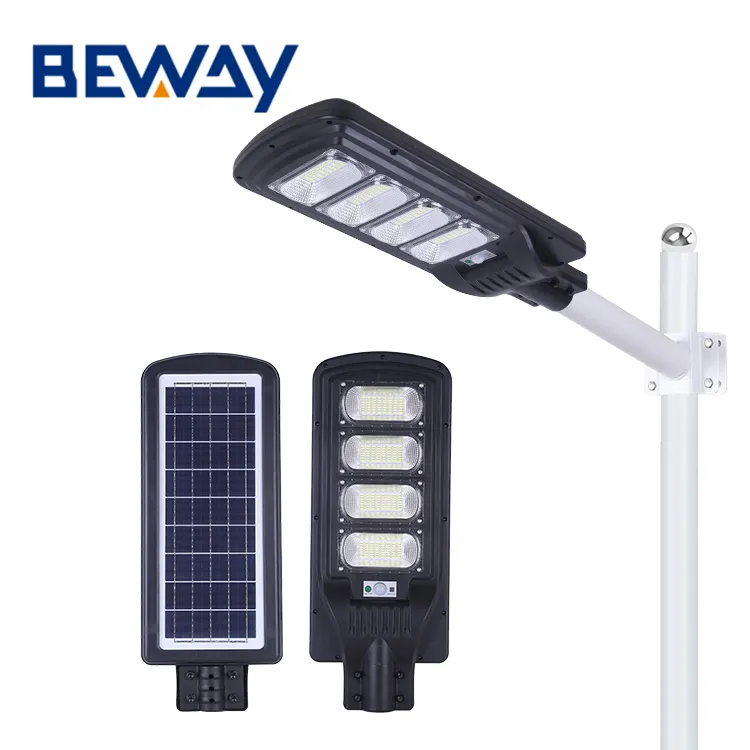 Radar Automatically Road Lighting Ip65 Waterproof 50w 100w 150w 200w 250w 300w All In One Solar Led Street Lamp