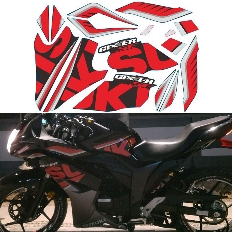 Для suzuki GSX150f к рулю мотоцикла велосипеда настенные украшения Дизайн gixxer мотоциклы наклейки