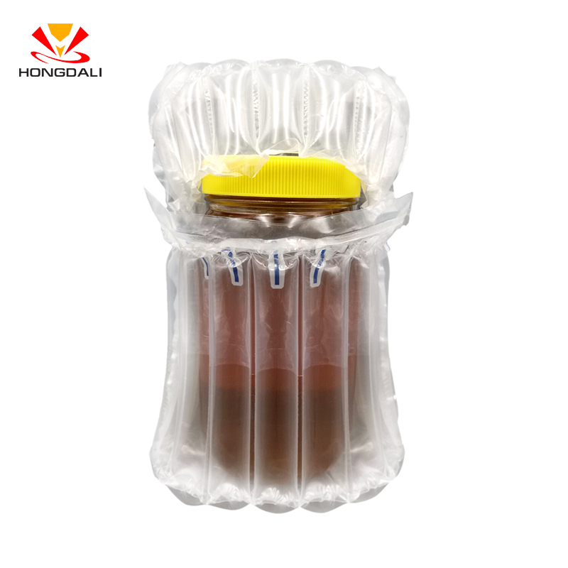2021 Hot produce 500g honey Pot Air column inflatable bag Packaging Material Air Bubble Bag to Protect honey Pot