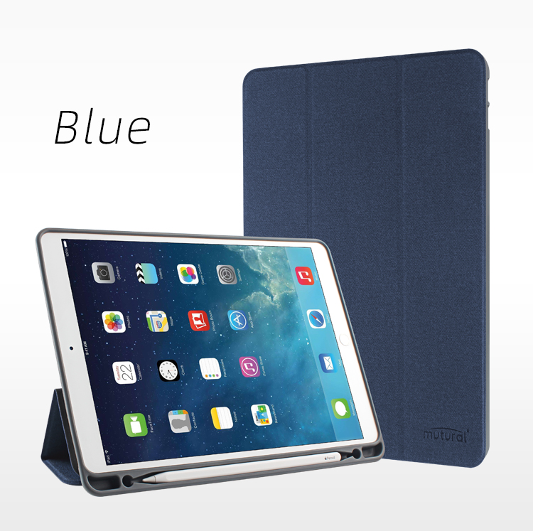 2020 Новое поступление чехол для планшета для iPad Pro 11, Мягкий защитный чехол-книжка для iPad с держателем-карандашом