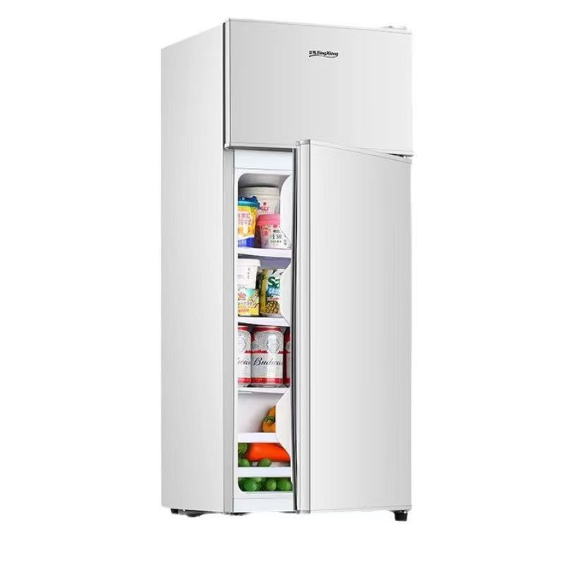 Intelligent Energy-Saving Two-Door Freezer for Home Dormitory Hotel Rental Small Refrigeration Unit 58L