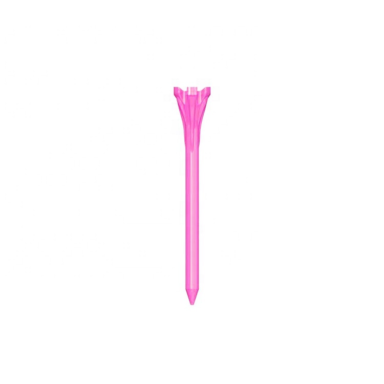 Wholesale new design custom pink golf tees plastic oem accessories