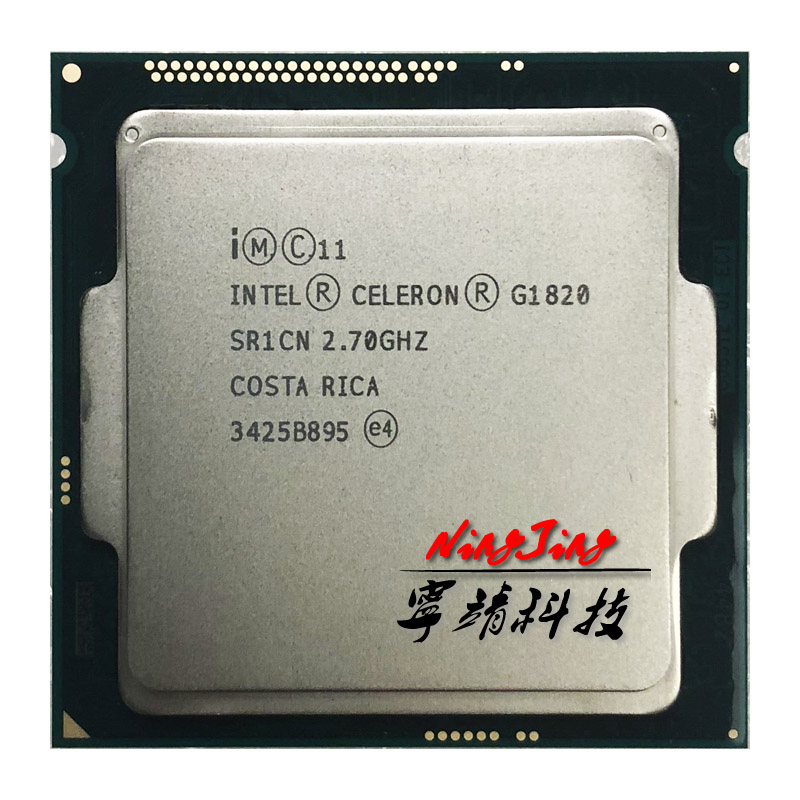 Двухъядерный процессор Intel Celeron G1820, 2,7 ГГц, двухпоточный процессор, 2 Мб, 53 Вт, LGA 1150