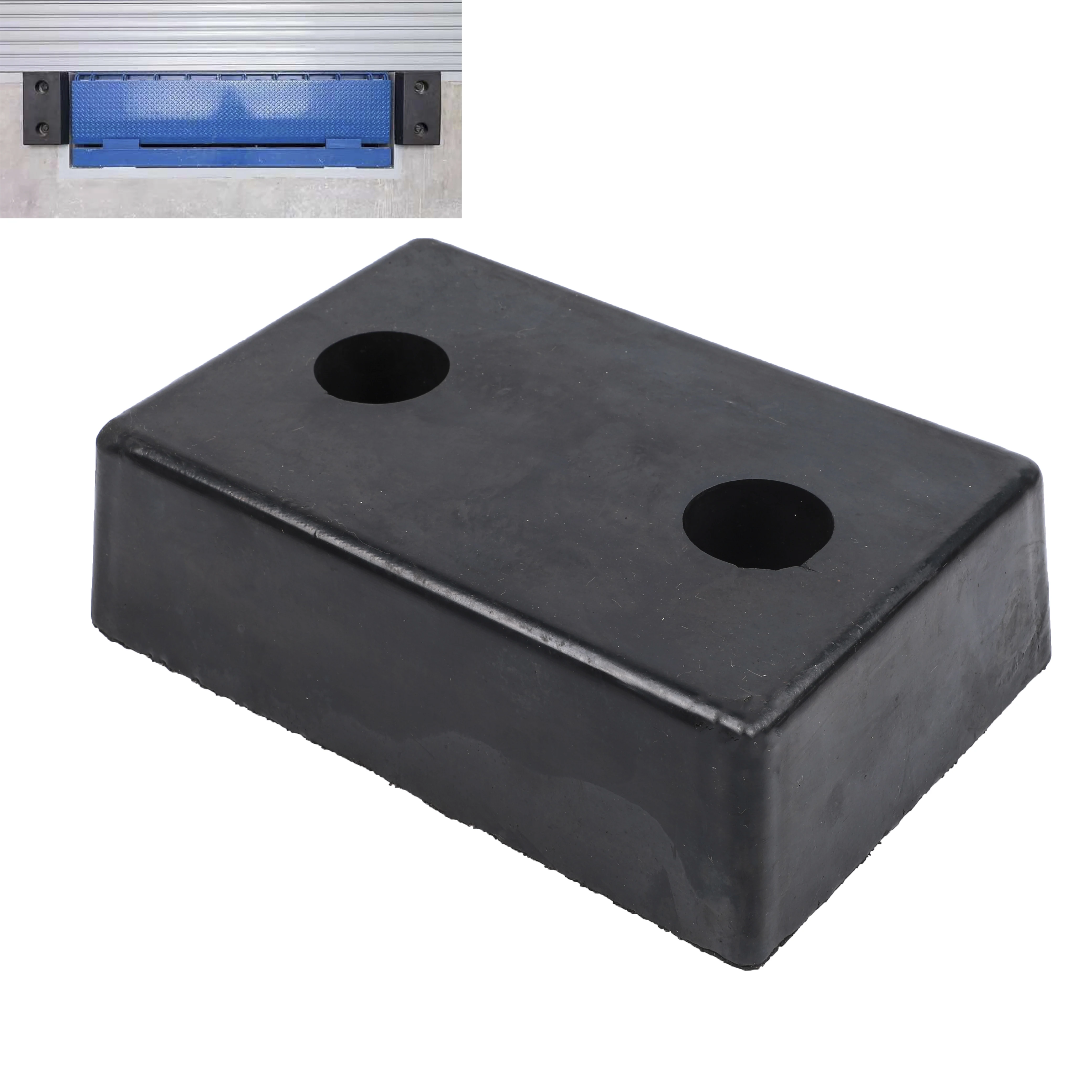 300*200*90mm Heavy Duty Rubber Truck Parking Rubber Dock Leveler Bumper Guard for Security