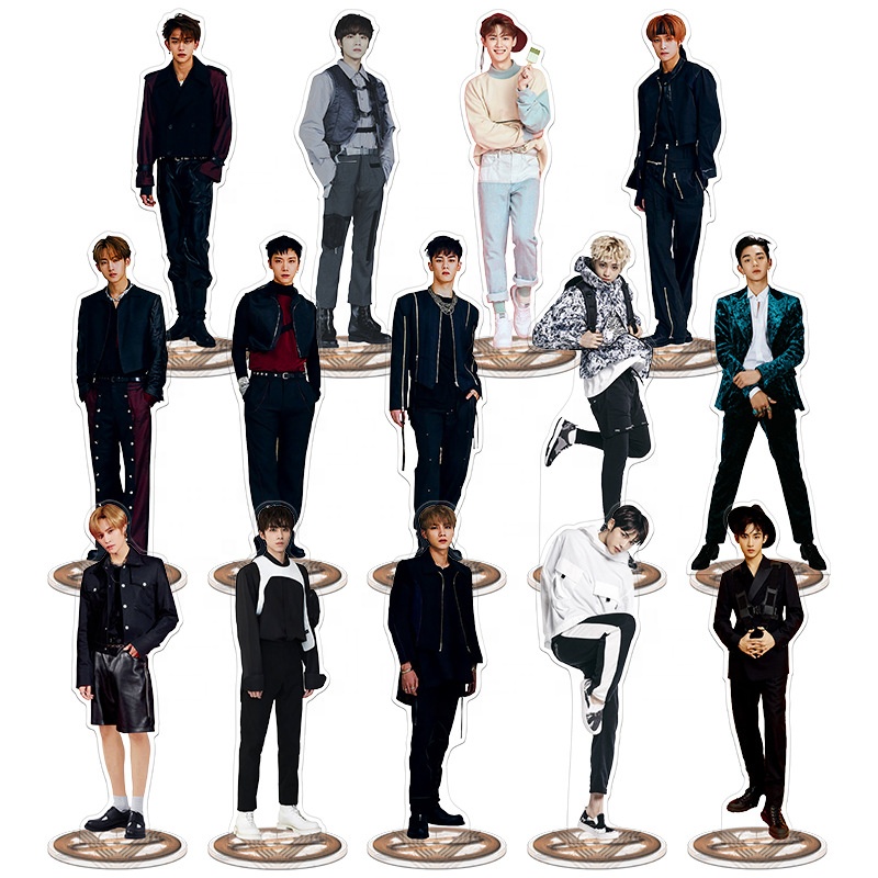 Оптовая продажа товаров Kpop Idol 21 см WayV NCT127 прозрачная акриловая подставка