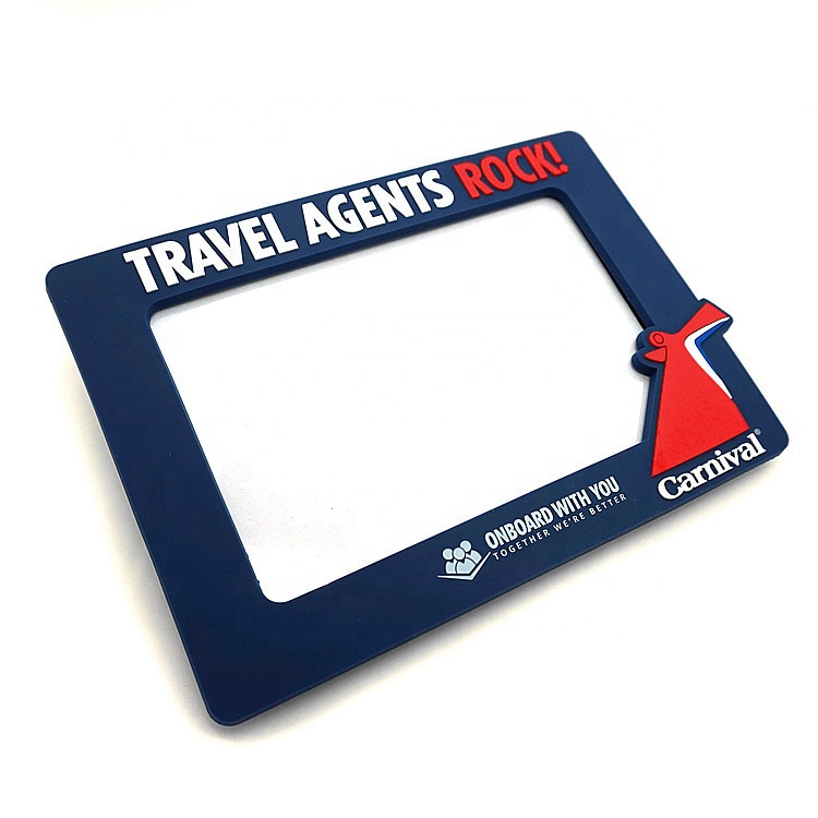 OEM/ODM Custom photo frame soft PVC picture frame custom size photo frame