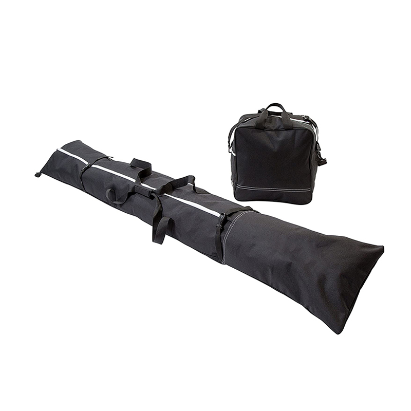 Fast Delivery Ski Boot Bag Combo Air Travel Unpadded Snow Ski Bags For Men Women Adults Children