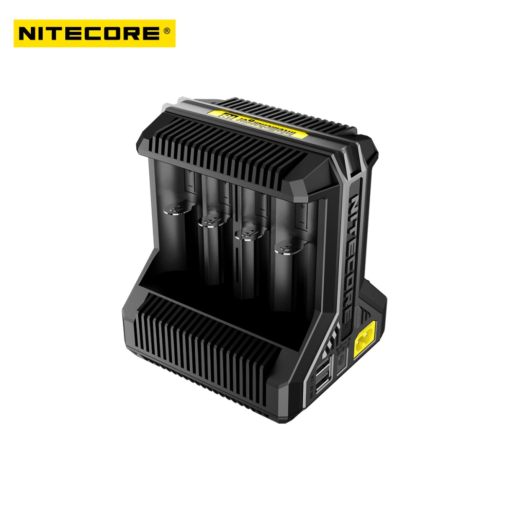 Зарядное устройство Nitecore i8 Intellicharger для перезаряжаемых литий-ионных/никель-металлогидридных/никель-кадмиевых/AA/AAA/C/D аккумуляторов и USB выход, зарядное устройство с 8 слотами
