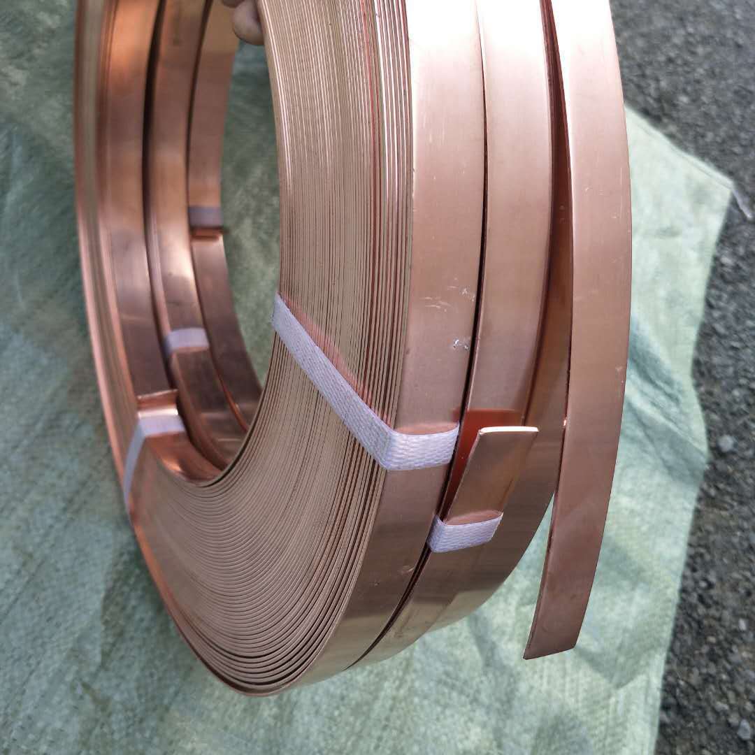 25mm 3mm Grounding System Bare Pure Copper Ground Tape Flat Copper Strip Earth Copper Tape For Earthing