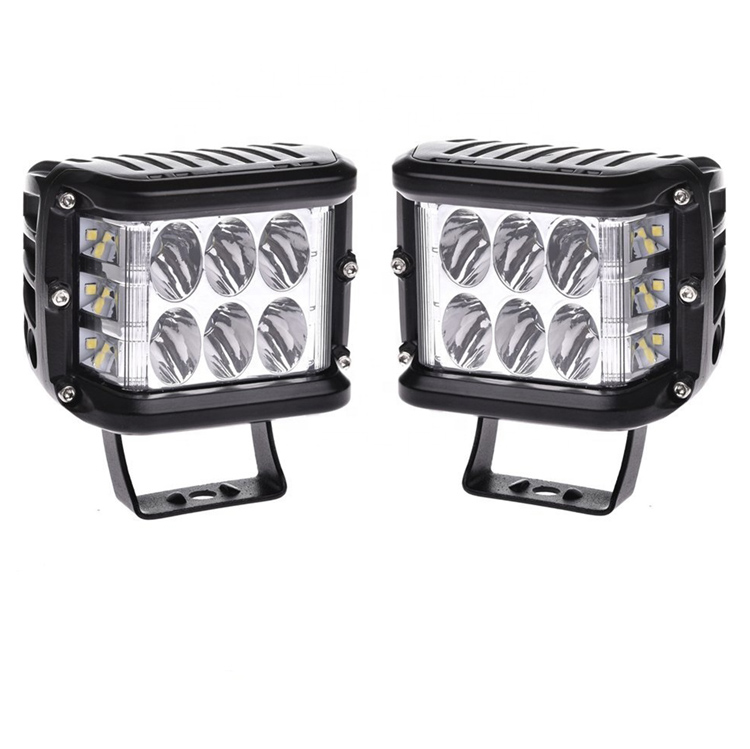 4 дюйма 45 Вт светодиодный свет бар стручки 12V 24V Strobe Light желтый противотуманные фары дневные фары лампа 4х4 внедорожный мотоцикл трактор светодиодные фары дальнего света