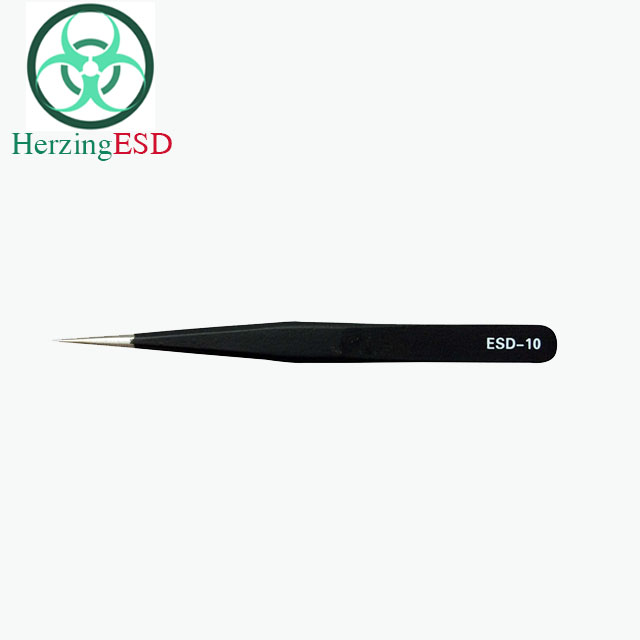 Оптовая цена по прейскуранту завода ESD-10 из нержавеющей стали прямой ESD пинцет