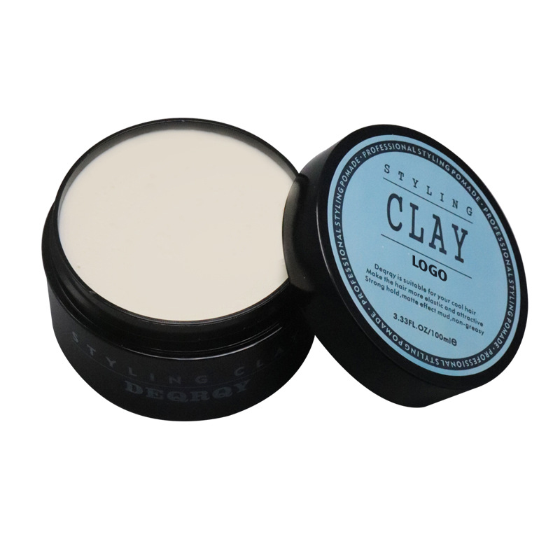OEM Private Label Hair Wax 100g Free Sample Natural Look Matte Hair Clay For Man