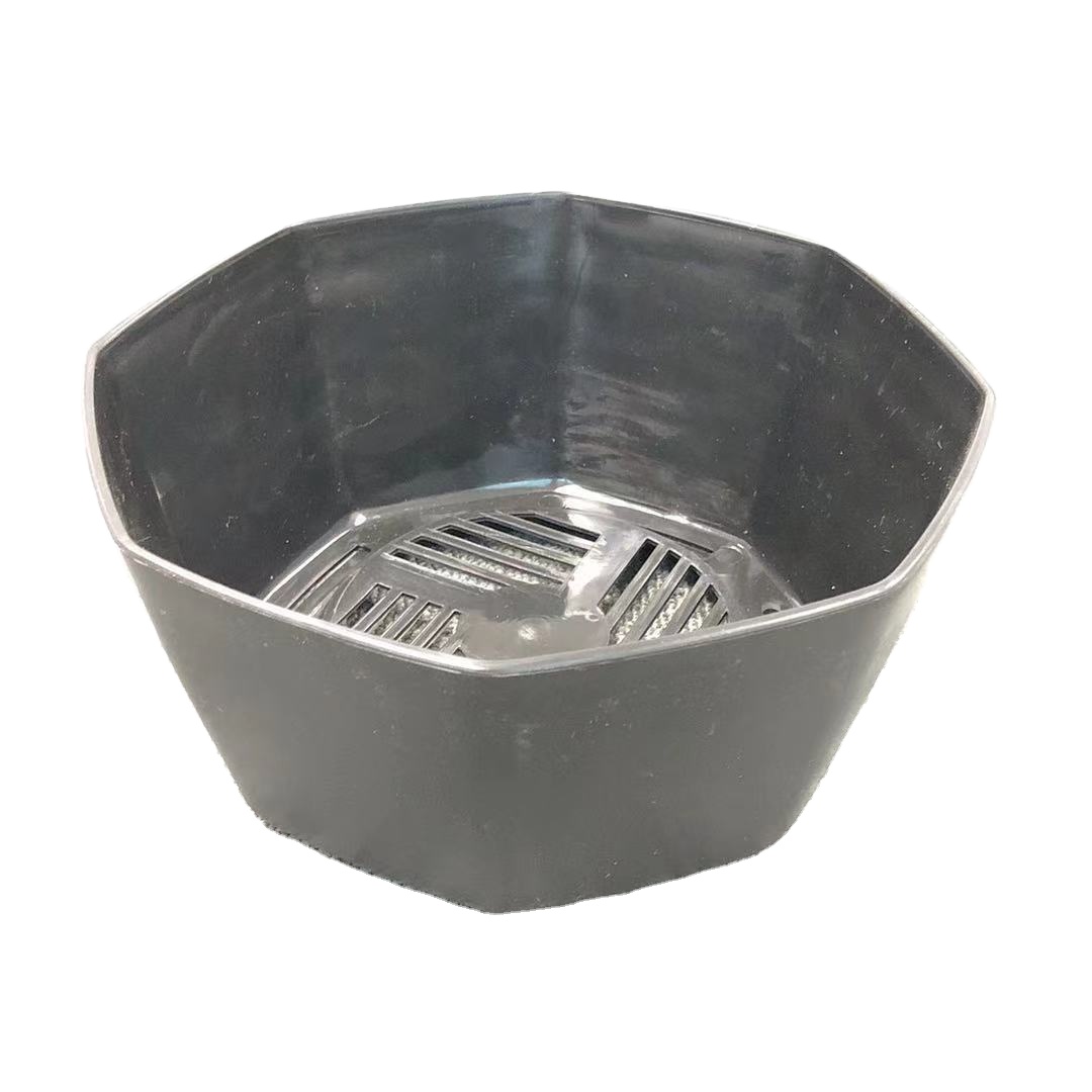 Desktop gamla flower pots plastic black