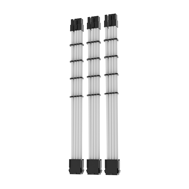 Прямые продажи с фабрики, под заказ, 6 + 2pin 18AWG, компьютерный корпус, луженая медь, 8pin ATX удлинительные кабели питания
