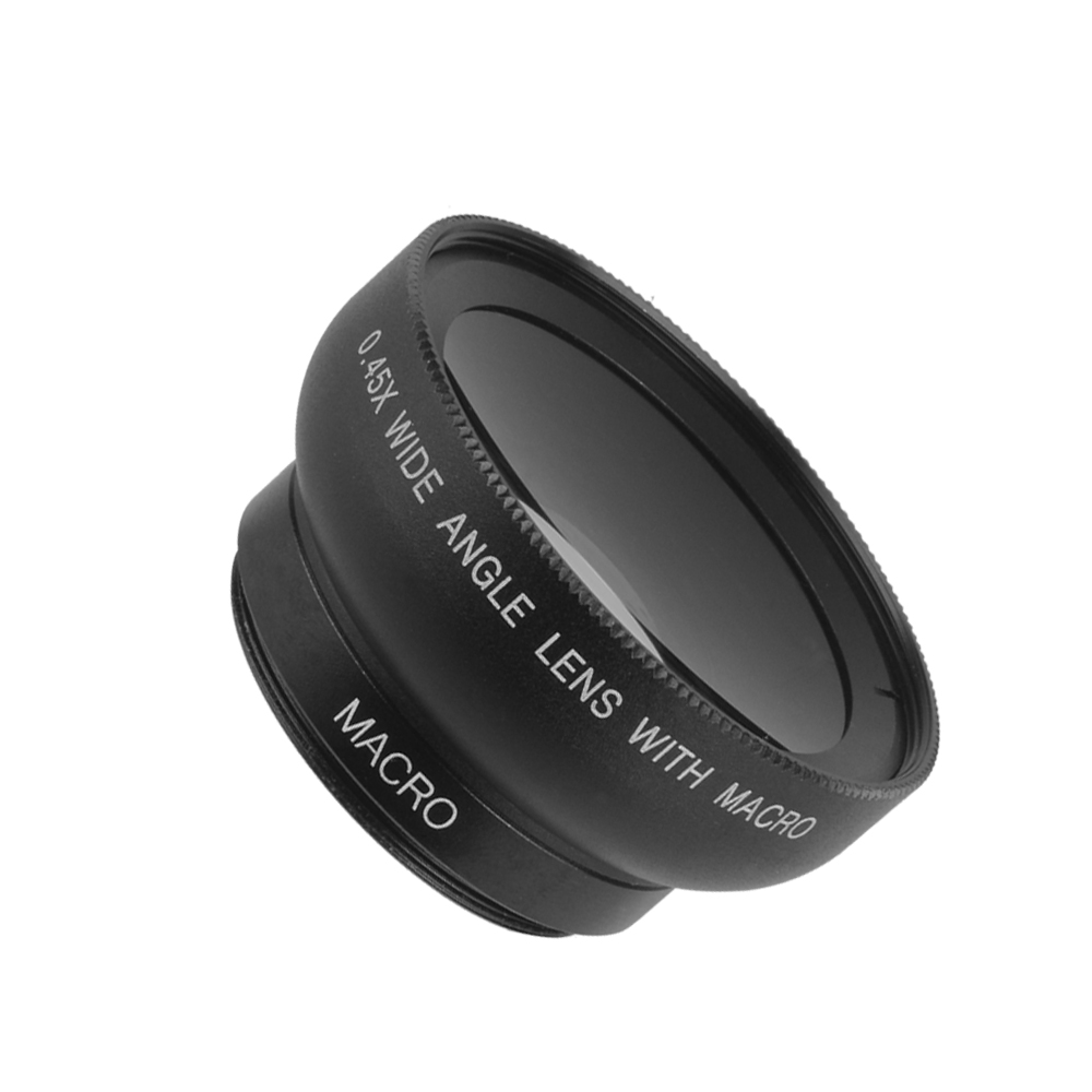 Mobile Camera Lens 12.5X Macro Lens & 0.45X Wide Angle Lens Kit Cell Phone Camera Lenses for iPhone Smartphone