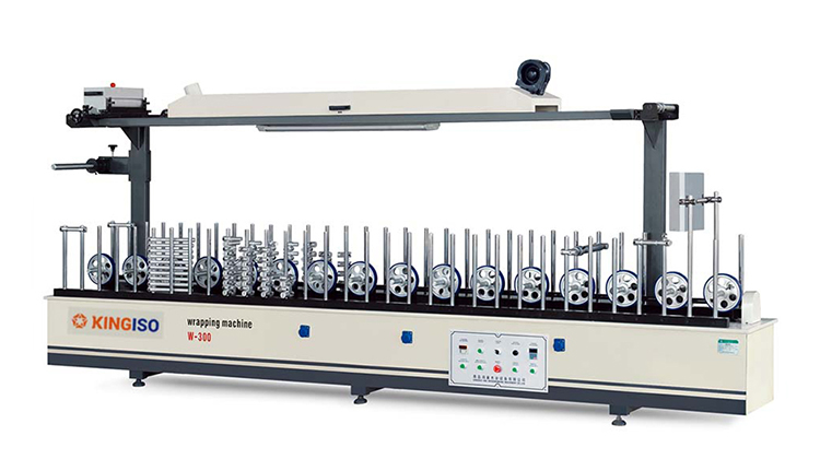 Profile Wrapping Machine For PVC Film to the Door BF300A