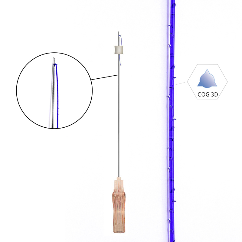 High quality suture face v lifting skin lifting needle with hilos tensores medical pdo faden thread