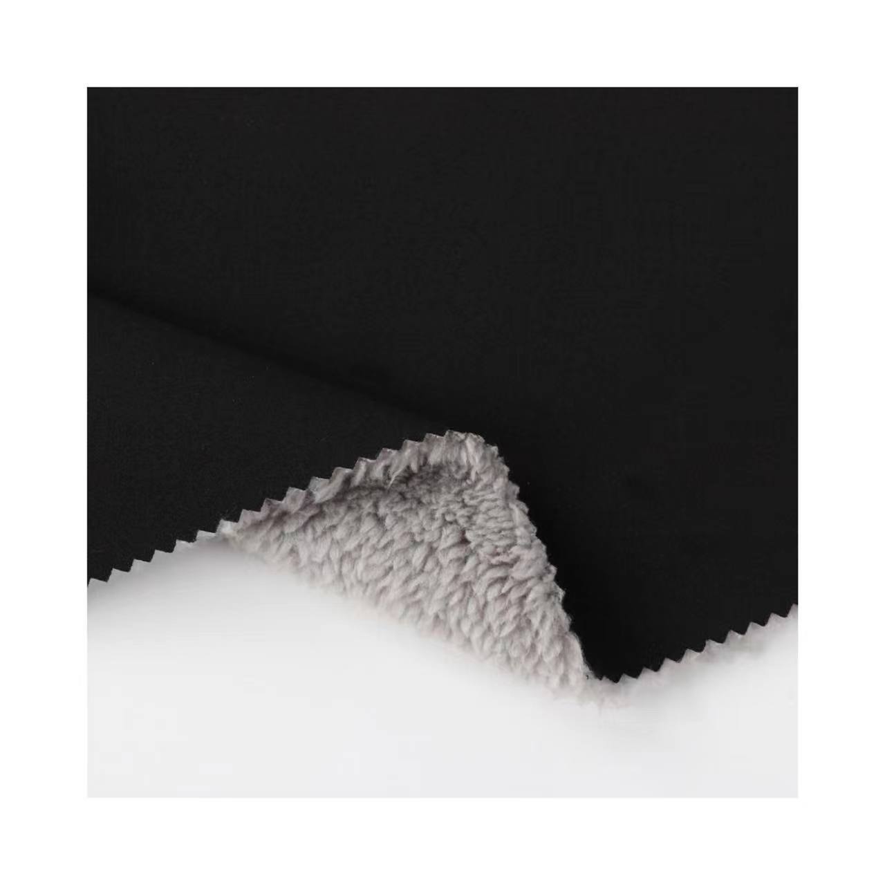 2024 New waterproof fabric 100D 4 Way Stretch eco-friendly bonded TPU bonded Velvet for garment