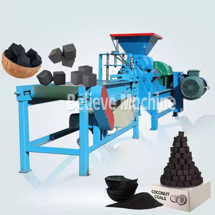 Factory Price Compressed BBQ Shisha Charcoal Making Machine coal Dust Extruder Charcoal Machine Maker