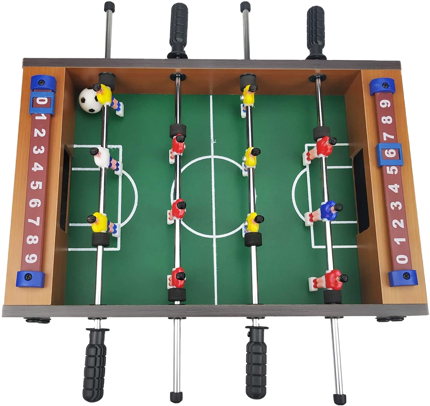 Custom Wood Football Table Children Mini Foosball Table Game Sports Entertainment Toy Soccer Table