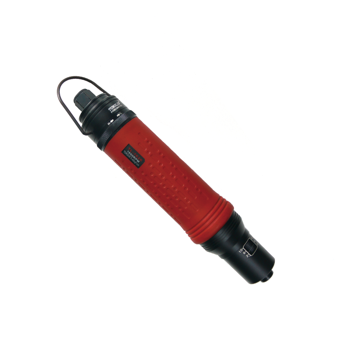 Press down to start the industrial pneumatic screwdriver. The forward and reverse switch torque is accurate and adjustable