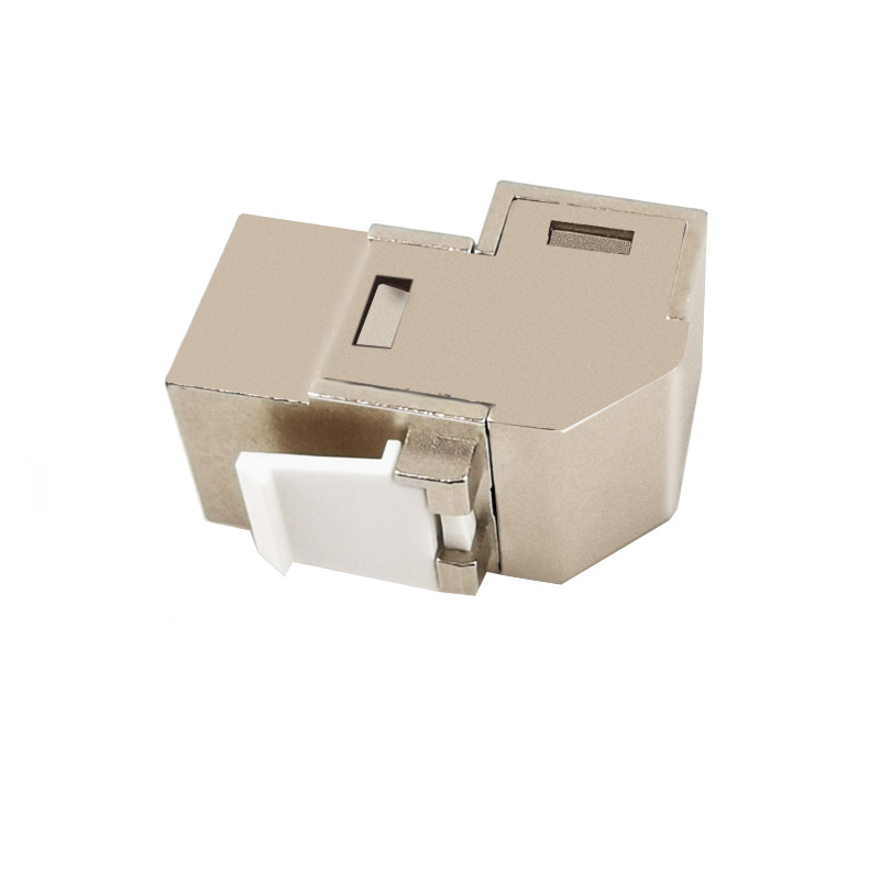 2020 новый дизайн высокое качество RJ45 Cat6 90 градусов FTP Keystone Jack