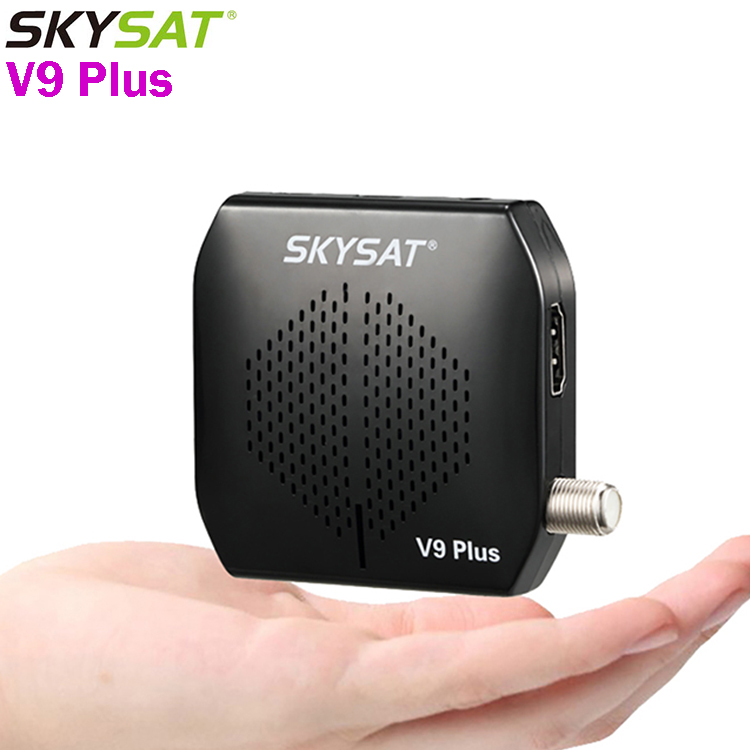 Хит продаж, спутниковый ТВ-приемник SKYSAT V9 PLUS super mini HD с поддержкой CS cccam newcamd Powervu biss