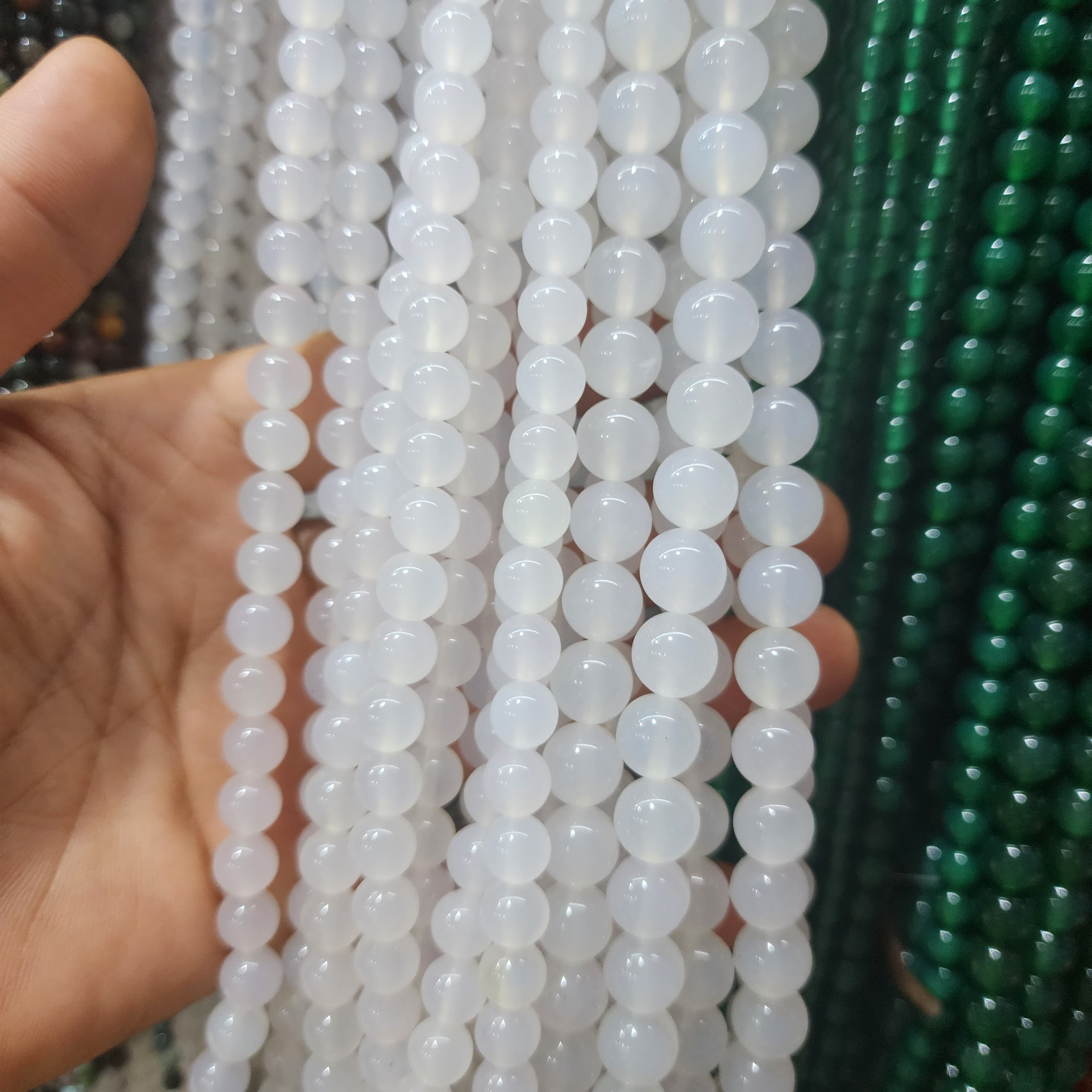 crystal stone loose beads for making jewelry