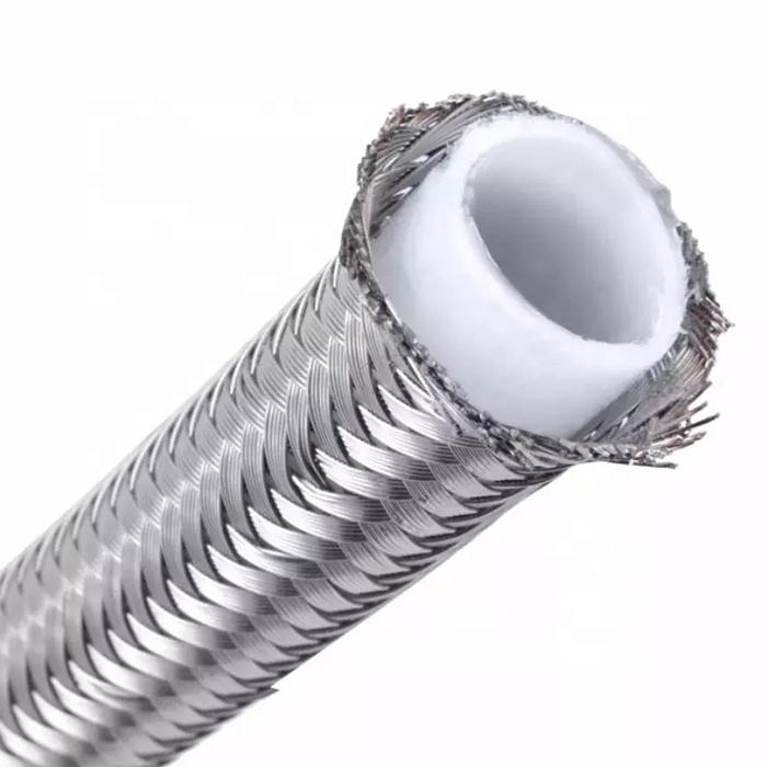 An4 an6 an8 an10 an12 ПТФЭ плетеная стальная плетеная крышка ПТФЭ масло Газ топливный шланг для E85 этанол гонок