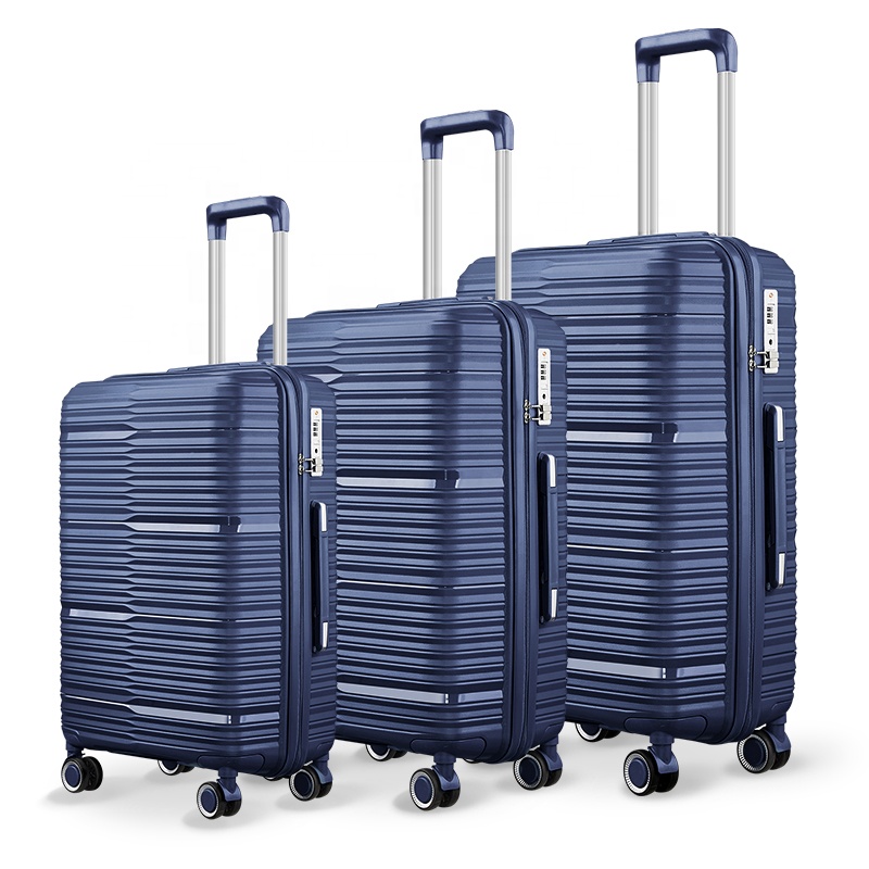 PP Trolley Luggage Sets 20 24 28 inch Wholesale PP Suitcase Sets Travel Bag Customized Traveling Luggage
